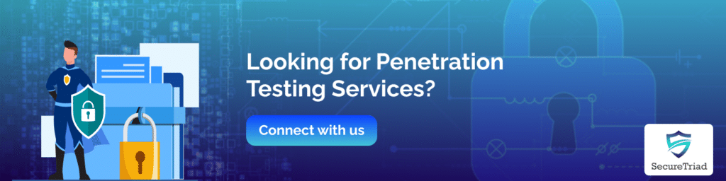 Call to action for Penetration testing services